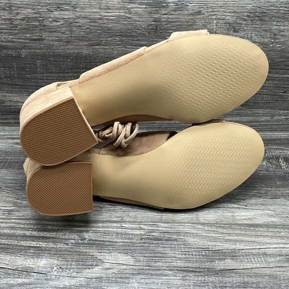 Steve Madden Womens Indea Dress Sandal - Camel Suede - Picture 6 of 7